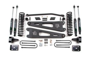 Ford Superduty Suspension Lift Kit - Zone Offroad - 4in Radius Arm System - Gas w/Overload - Fox Shocks - `11-`27